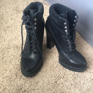 Lace up boots